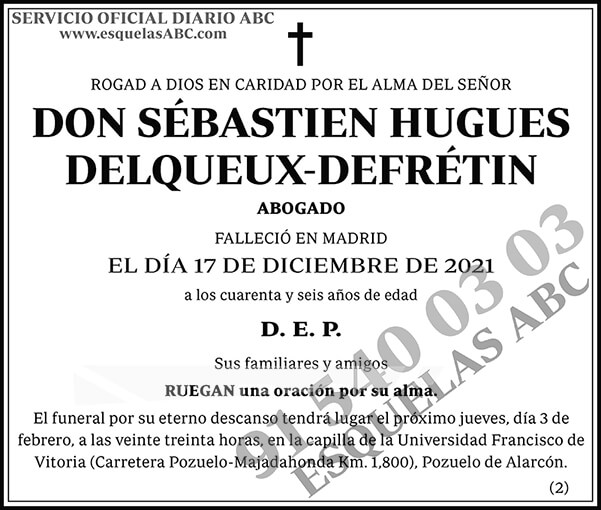 Sébastien Hugues Delqueux-Defrétin