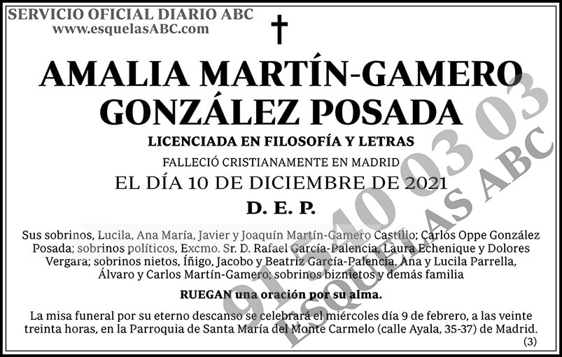 Amalia Martín-Gamero González Posada