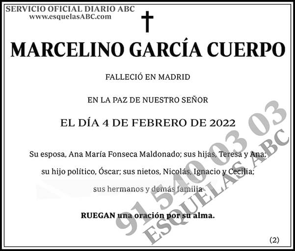 Marcelino García Cuerpo