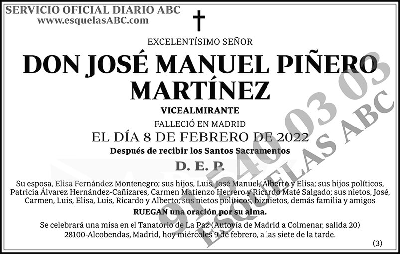 José Manuel Piñero Martínez