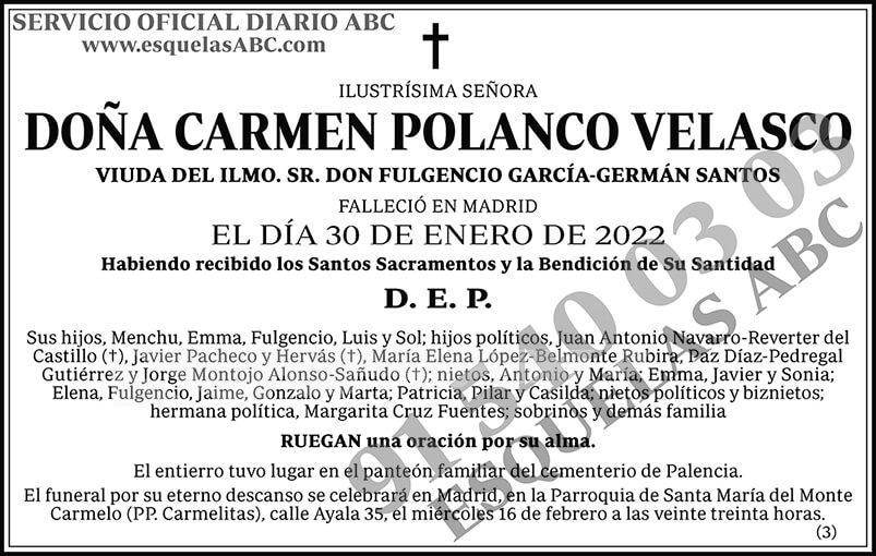 Carmen Polanco Velasco