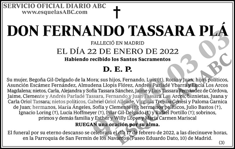 Fernando Tassara Plá