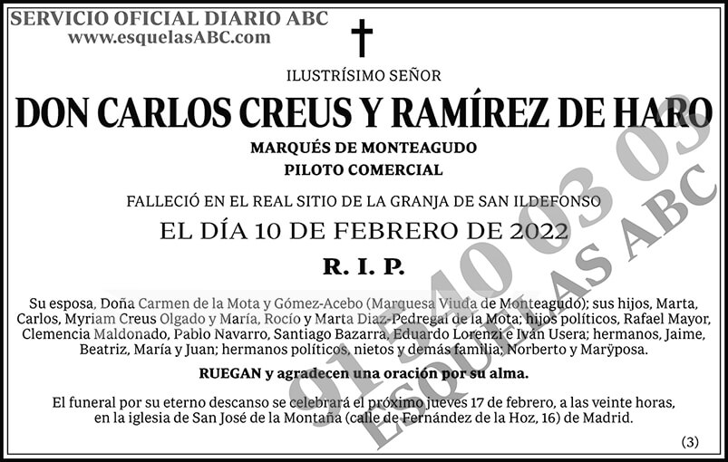 Carlos Creus y Ramírez de Haro