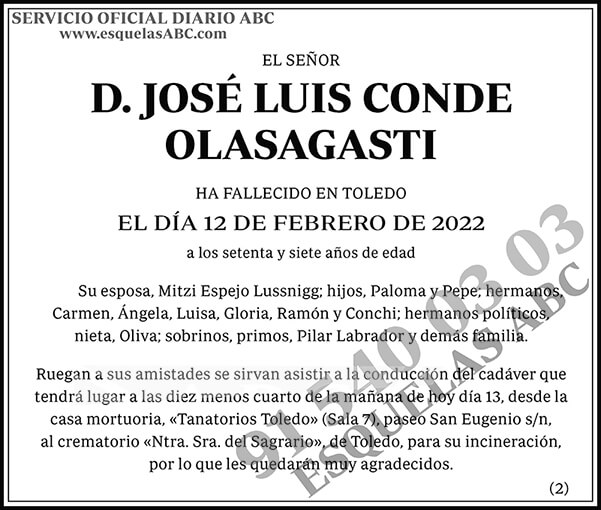 José Luis Conde Olasagasti