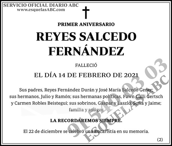 Reyes Salcedo Fernández