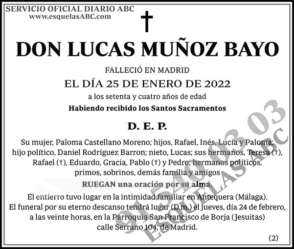 Lucas Muñoz Bayo