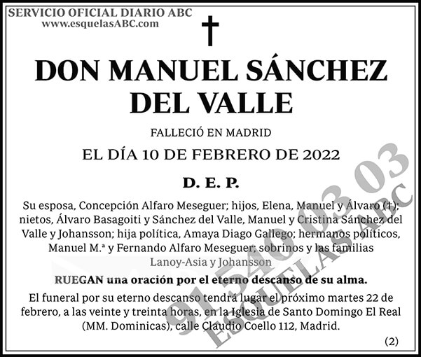 Manuel Sánchez del Valle