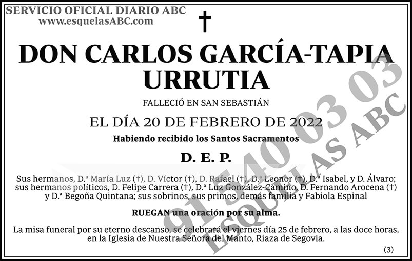 Carlos García-Tapia Urrutia