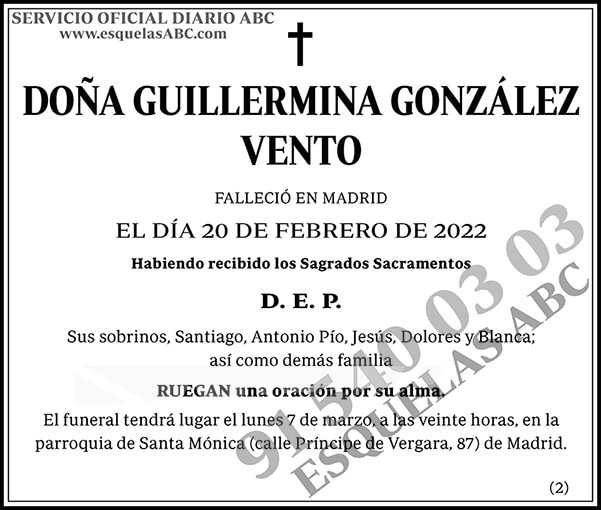 Guillermina González Vento