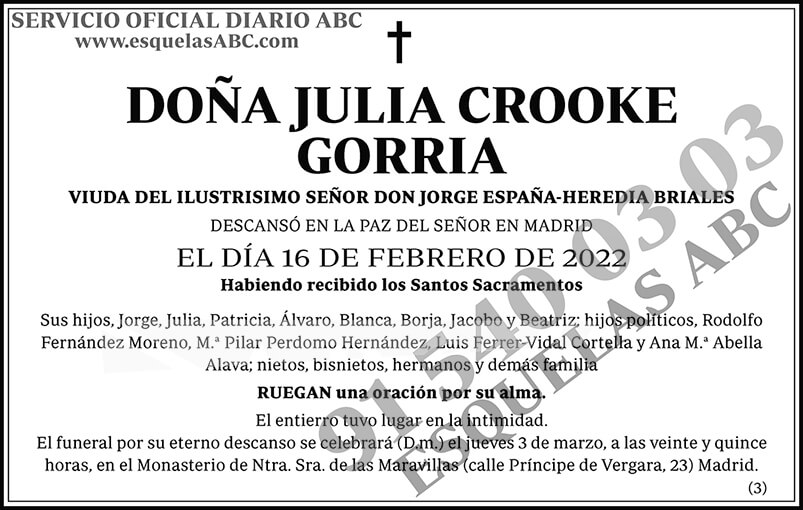 Julia Crooke Gorria