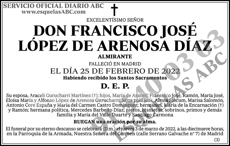 Francisco José López de Arenosa Díaz
