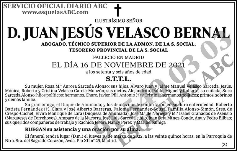 Juan Jesús Velasco Bernal
