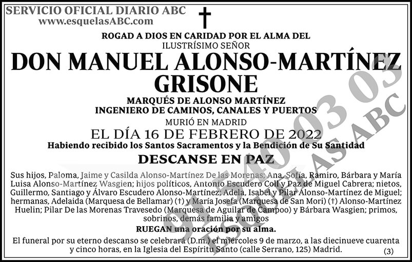 Manuel Alonso-Martínez Grisone