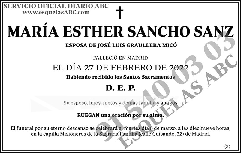 María Esther Sancho Sanz