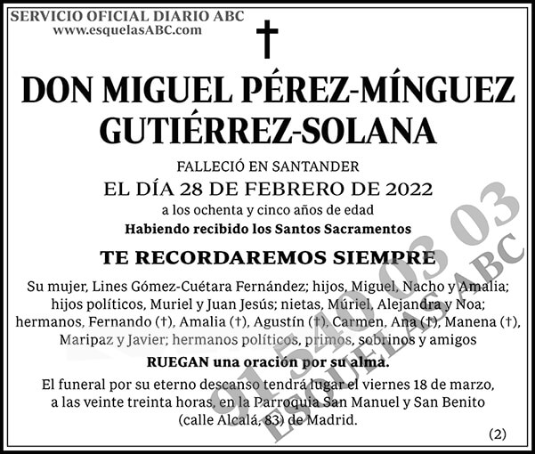 Miguel Pérez-Mínguez Gutiérrez-Solana