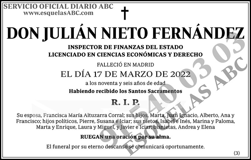 Julián Nieto Fernández