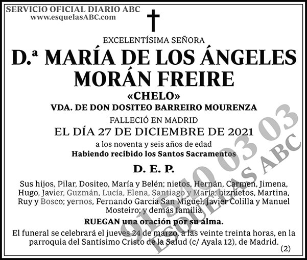 María de los Ángeles Morán Freire