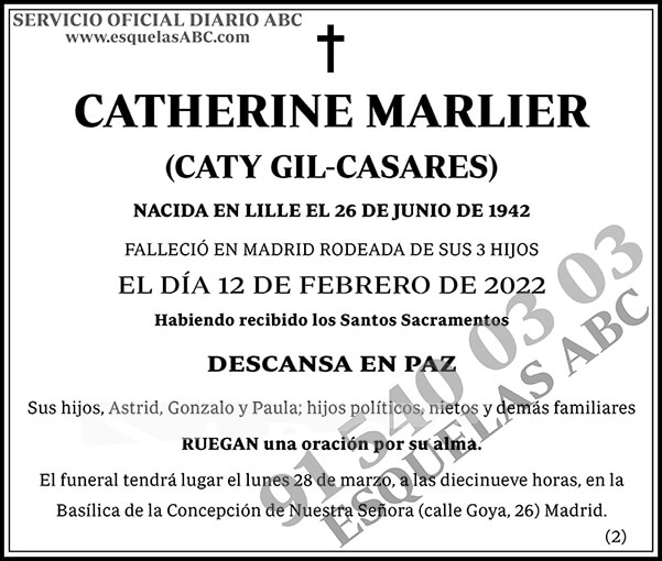 Catherine Marlier (Caty Gil-Casares)