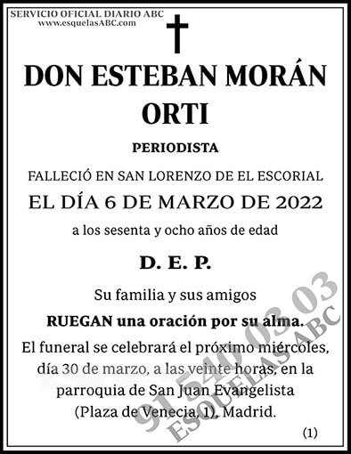 Esteban Morán Orti