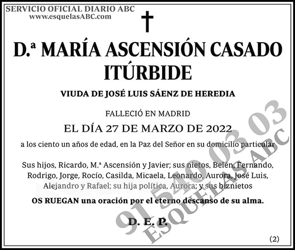 María Ascensión Casado Itúrbide