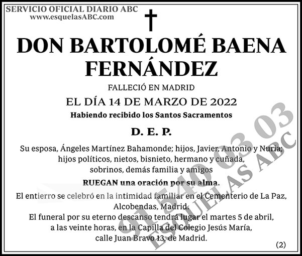Bartolomé Baena Fernández