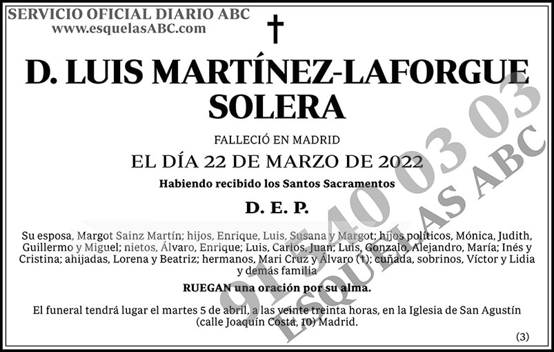 Luis Martínez-Laforgue Solera