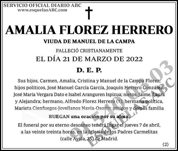 Amalia Florez Herrero