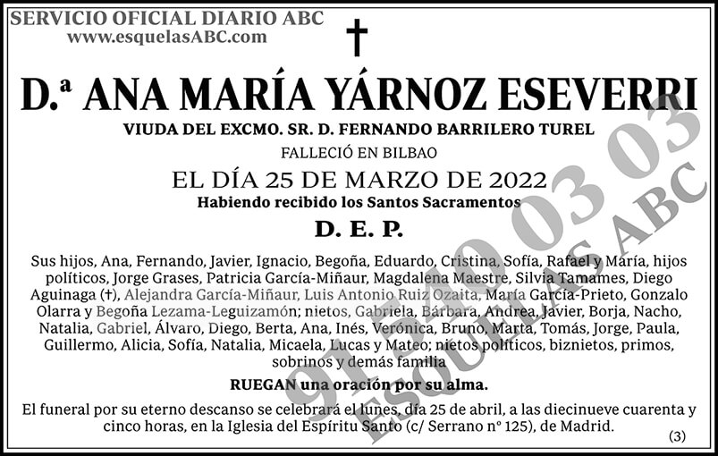 Ana María Yárnoz Eseverri