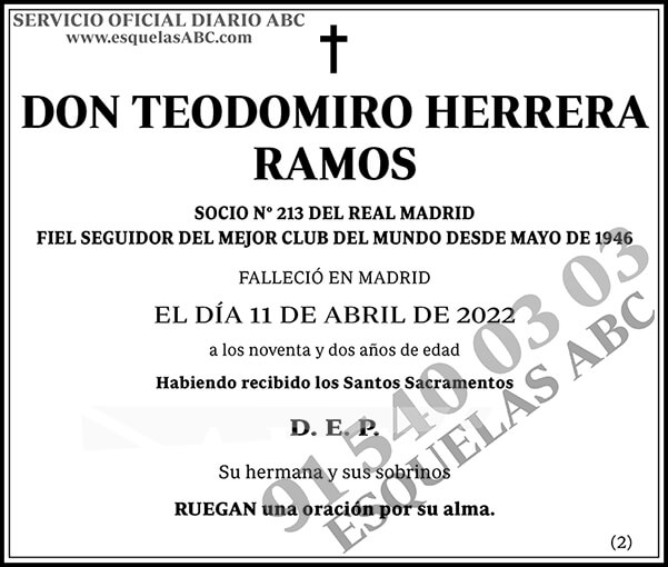 Teodomiro Herrera Ramos