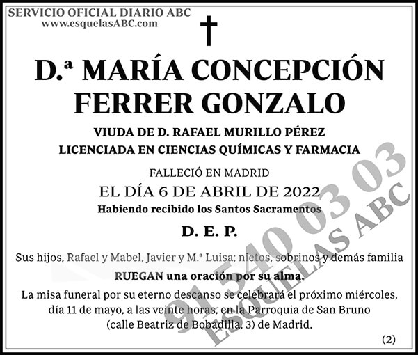 María Concepción Ferrer Gonzalo