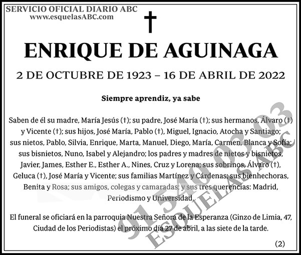 Enrique de Aguinaga