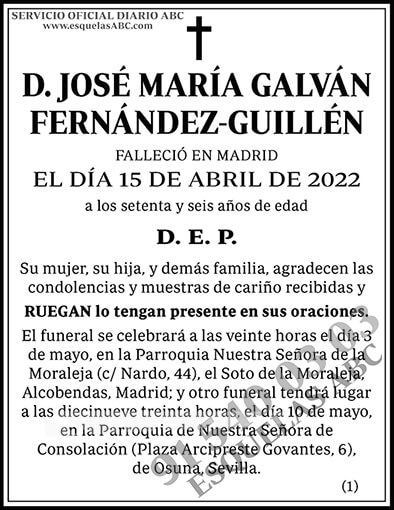 José María Galván Fernández-Guillén
