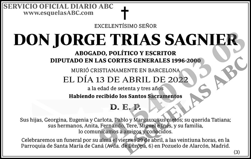 Jorge Trias Sagnier