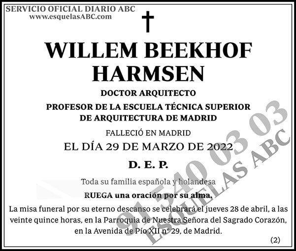 Willem Beekhof Harmsen