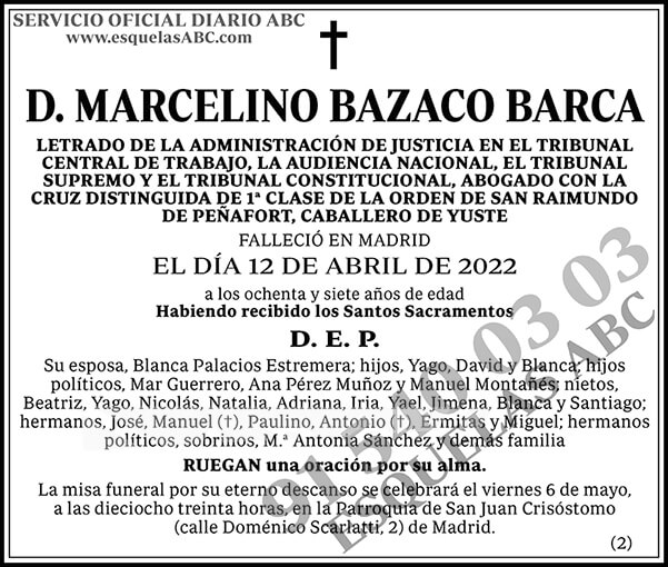 Marcelino Bazaco Barca