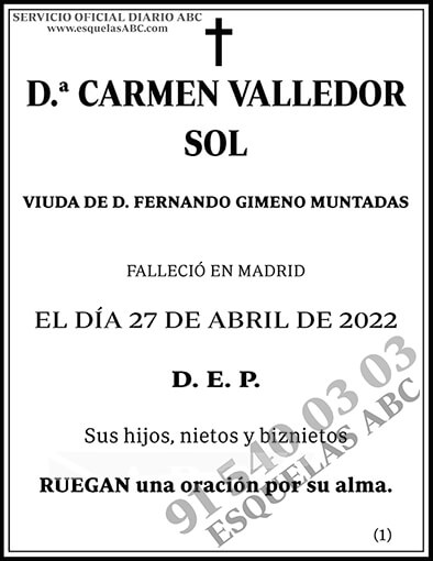 Carmen Valledor Sol