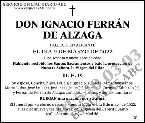 Ignacio Ferrán de Alzaga