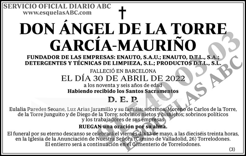 Ángel de la Torre García-Mauriño