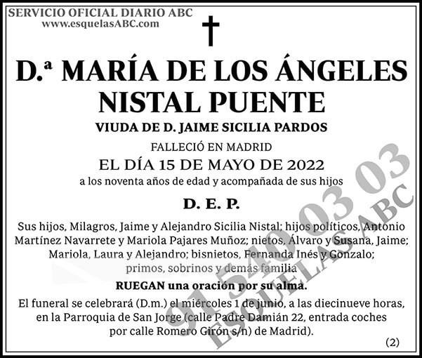 María de los Ángeles Nistal Puente