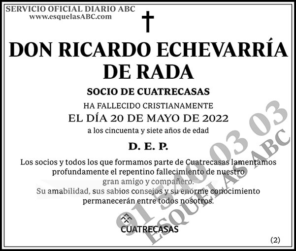 Ricardo Echevarría de Rada