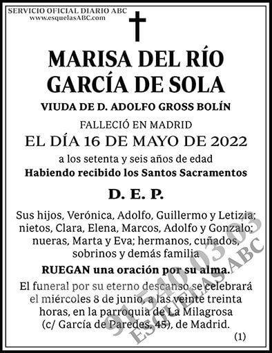 Marisa del Río García de Sola