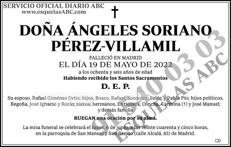 Ángeles Soriano Pérez-Villamil