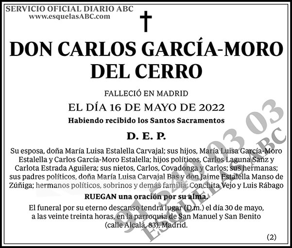 Carlos García-Moro del Cerro