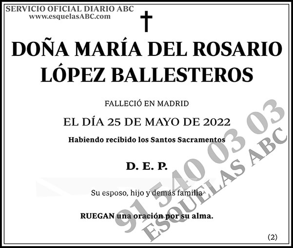 María del Rosario López Ballesteros