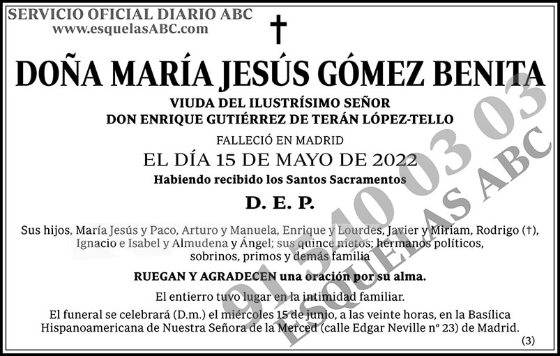 María Jesús Gómez Benita