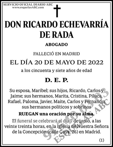 Ricardo Echevarría de Rada