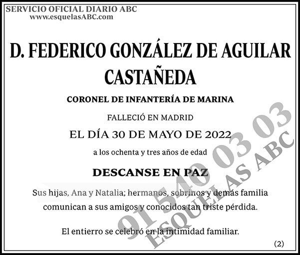 Federico González de Aguilar Castañeda