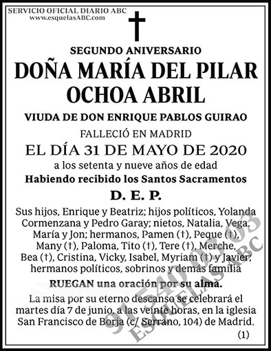 María del Pilar Ochoa Abril