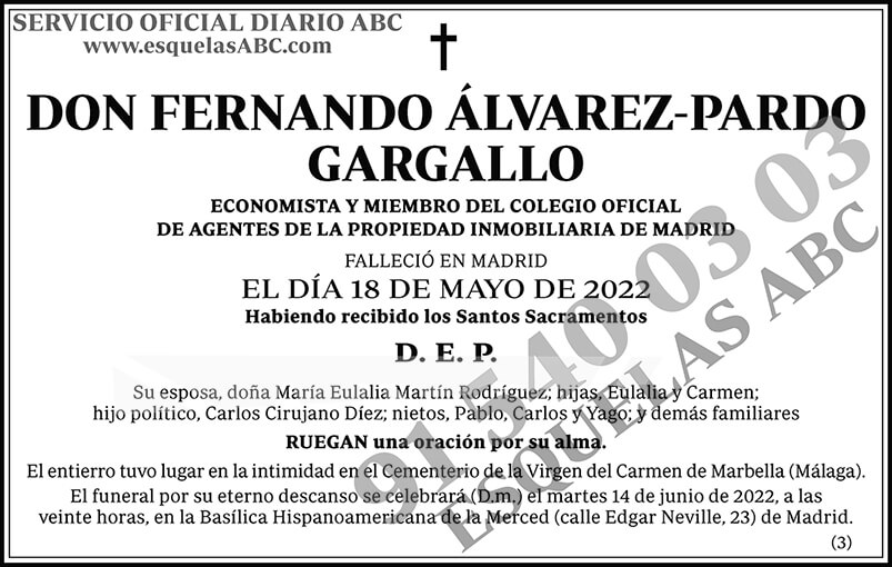 Fernando Álvarez-Pardo Gargallo