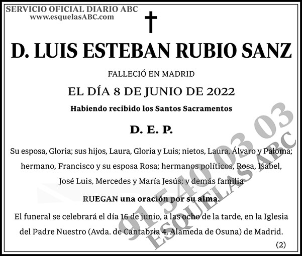Luis Esteban Rubio Sanz